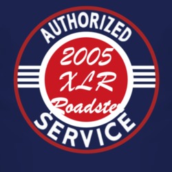 Authorized Service 2005 Cadillac XLR Roadster Dark T Shirt
