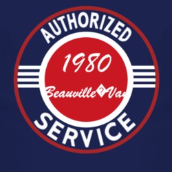 Authorized Service 1980 Chevy Beauville?Van Dark T Shirt