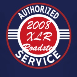 Authorized Service 2008 Cadillac XLR Roadster Dark T Shirt