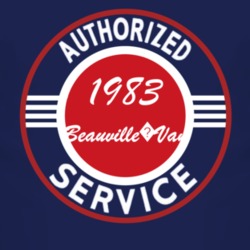 Authorized Service 1983 Chevy Beauville?Van Dark T Shirt