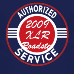 Authorized Service 2009 Cadillac XLR Roadster Dark T Shirt