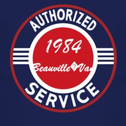 Authorized Service 1984 Chevy Beauville?Van Dark T Shirt
