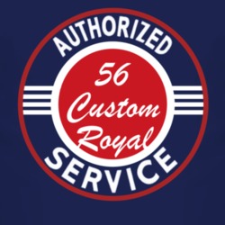 Authorized Service 1956 Dodge Custom Royal Dark T Shirt