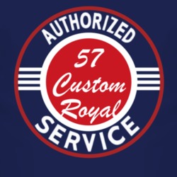 Authorized Service 1957 Dodge Custom Royal Dark T Shirt