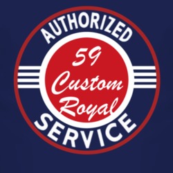 Authorized Service 1959 Dodge Custom Royal Dark T Shirt