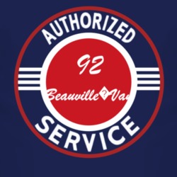 Authorized Service 1992 Chevy Beauville?Van Dark T Shirt