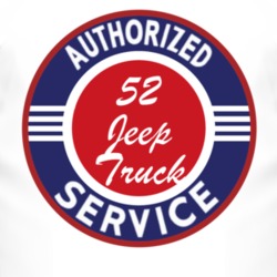 Authorized Service 1952 Willys Jeep Truck T Shirt