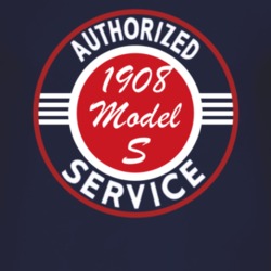 Authorized Service 1908 Model S Dark T Shirt
