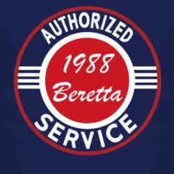 Authorized Service 1988 Chevy Beretta Dark T Shirt