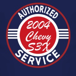 Authorized Service 2004 Chevy Chevy S3X Dark T Shirt