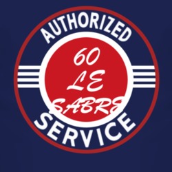Authorized Service 1960 BUICK LE SABRE Dark T Shirt