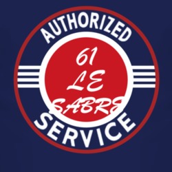 Authorized Service 1961 BUICK LE SABRE Dark T Shirt