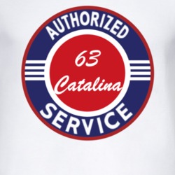 Authorized Service 1963 Pontiac Catalina T Shirt