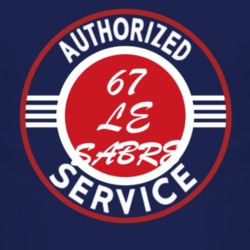 Authorized Service 1967 BUICK LE SABRE Dark T Shirt