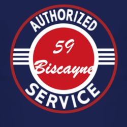 Authorized Service 1959 Chevy Biscayne Dark T Shirt