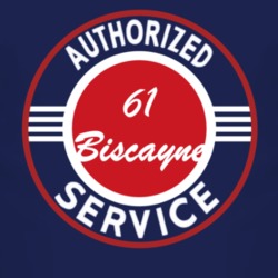 Authorized Service 1961 Chevy Biscayne Dark T Shirt