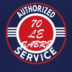 Authorized Service 1970 BUICK LE SABRE Dark T Shirt