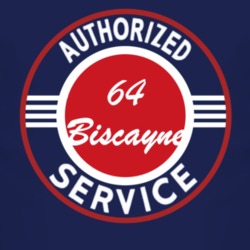 Authorized Service 1964 Chevy Biscayne Dark T Shirt