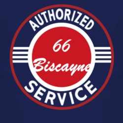 Authorized Service 1966 Chevy Biscayne Dark T Shirt