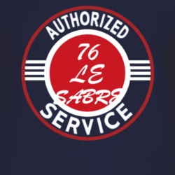 Authorized Service 1976 BUICK LE SABRE Dark T Shirt