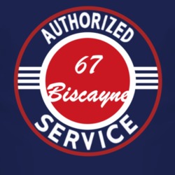 Authorized Service 1967 Chevy Biscayne Dark T Shirt
