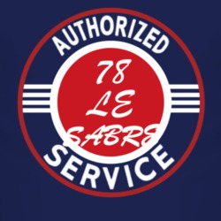Authorized Service 1978 BUICK LE SABRE Dark T Shirt