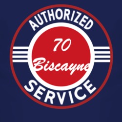 Authorized Service 1970 Chevy Biscayne Dark T Shirt