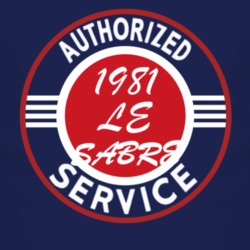 Authorized Service 1981 BUICK LE SABRE Dark T Shirt
