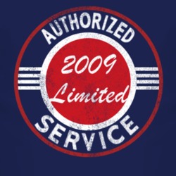 Authorized Service 2009 Laredo Limited Distressed Look Dark T Shirt