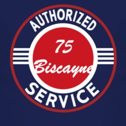 Authorized Service 1975 Chevy Biscayne Dark T Shirt