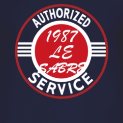 Authorized Service 1987 BUICK LE SABRE Dark T Shirt