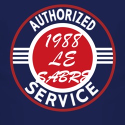 Authorized Service 1988 BUICK LE SABRE Dark T Shirt