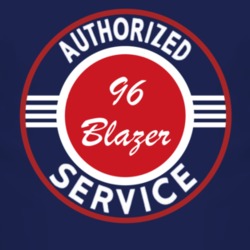 Authorized Service 1996 Chevy Blazer Dark T Shirt