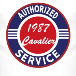 Authorized Service 1987 Chevy Cavalier T Shirt