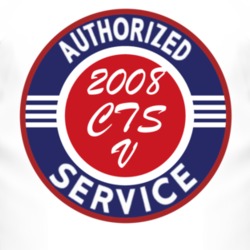 Authorized Service 2008 Cadillac CTS V T Shirt