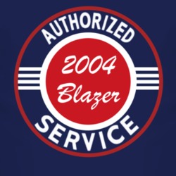 Authorized Service 2004 Chevy Blazer Dark T Shirt