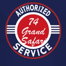 Authorized Service 1974 Pontiac Grand Safari Dark T Shirt