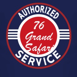 Authorized Service 1976 Pontiac Grand Safari Dark T Shirt