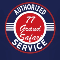 Authorized Service 1977 Pontiac Grand Safari Dark T Shirt