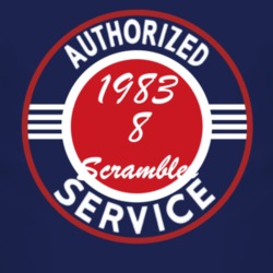 Authorized Service 1983 CJ 8 Scrambler Dark T Shirt