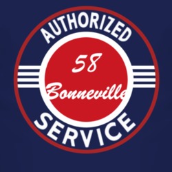 Authorized Service 1958 Pontiac Bonneville Dark T Shirt