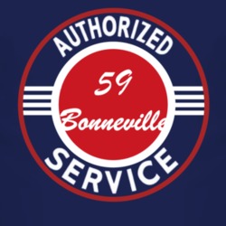 Authorized Service 1959 Pontiac Bonneville Dark T Shirt