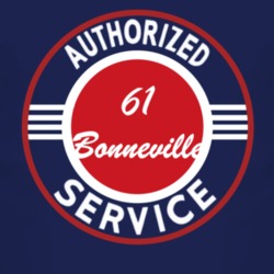 Authorized Service 1961 Pontiac Bonneville Dark T Shirt