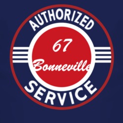 Authorized Service 1967 Pontiac Bonneville Dark T Shirt