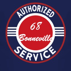 Authorized Service 1968 Pontiac Bonneville Dark T Shirt