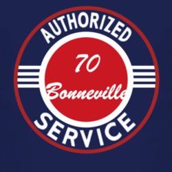 Authorized Service 1970 Pontiac Bonneville Dark T Shirt