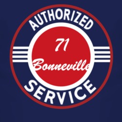 Authorized Service 1971 Pontiac Bonneville Dark T Shirt