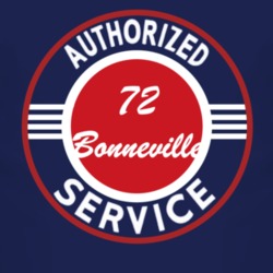 Authorized Service 1972 Pontiac Bonneville Dark T Shirt