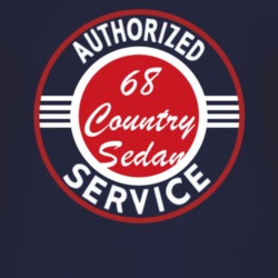 Authorized Service 1968 Country Sedan Dark T Shirt