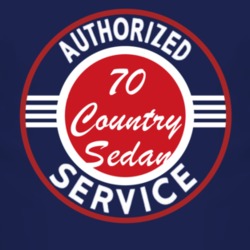 Authorized Service 1970 Country Sedan Dark T Shirt